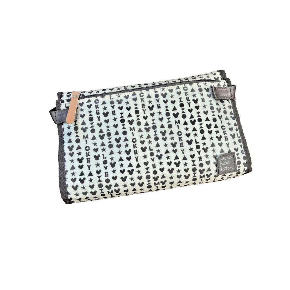 Petunia Pickle Bottom Nimble Diaper Clutch-Love Mickey Foldable Changing Pad